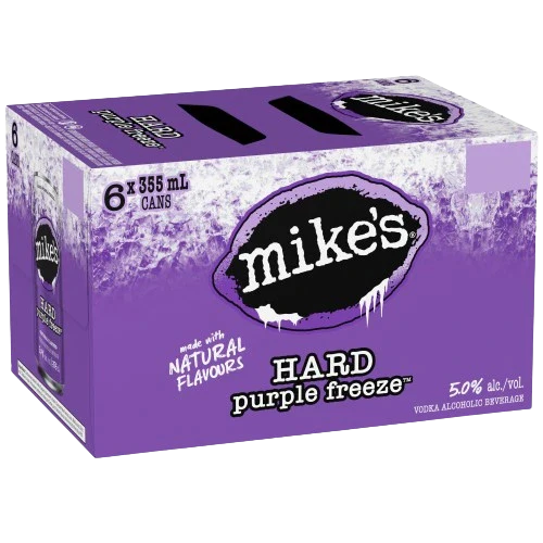 MIKE'S HARD PURPLE FREEZE 6 CANS