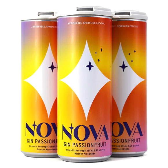 NOVA GIN PASSIONFRUIT 4 CANS