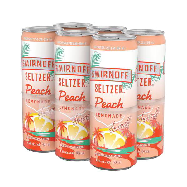 SMIRNOFF SELTZER PEACH LEMONADE