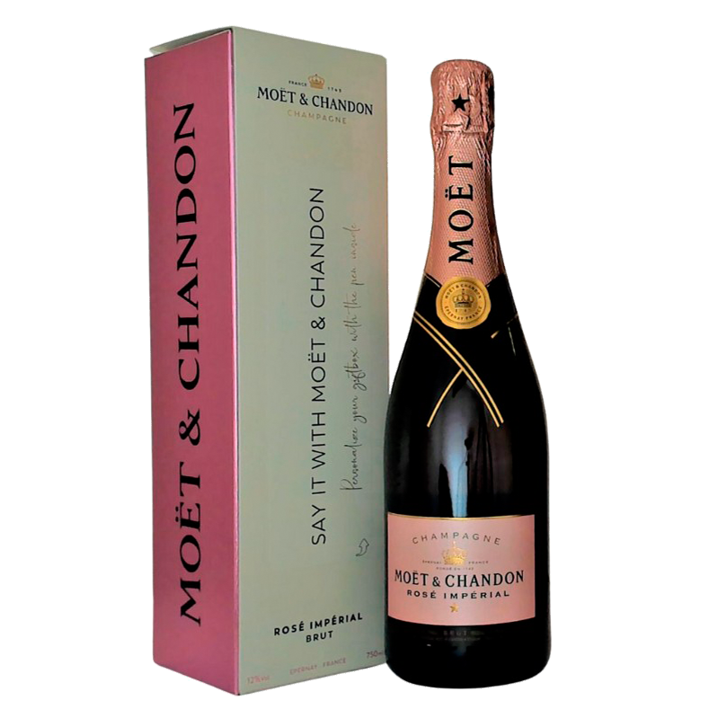 MOET & CHANDON BRUT ROSE IMPERIAL PERSONALIZED