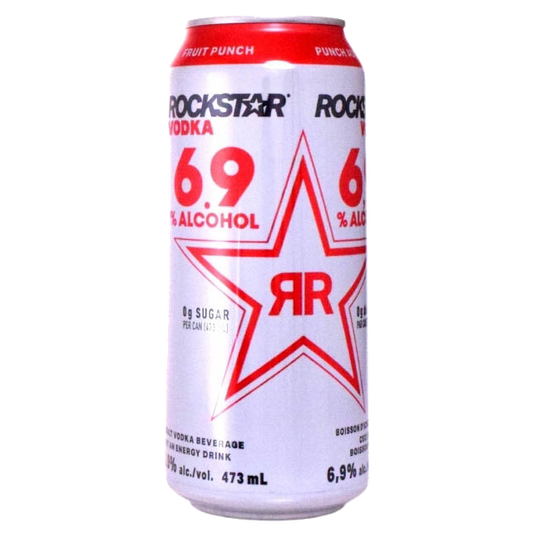 ROCKSTAR VODKA 0G FRUIT PUNCH SINGLE