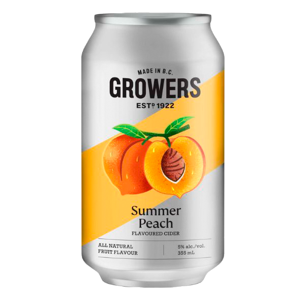 GROWERS PEACH 6 CANS