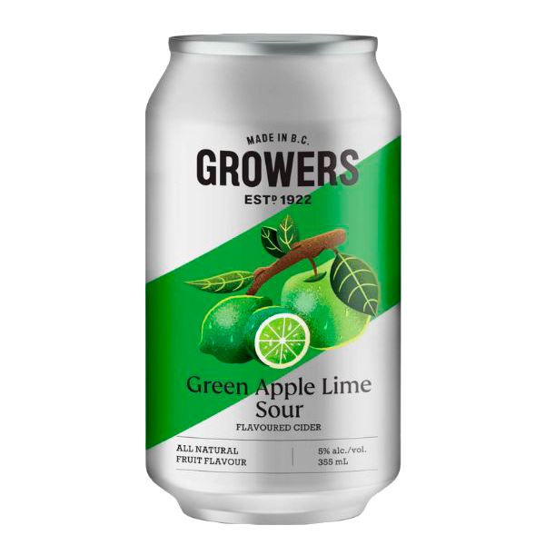 GROWERS APPLE LIME 6 CANS