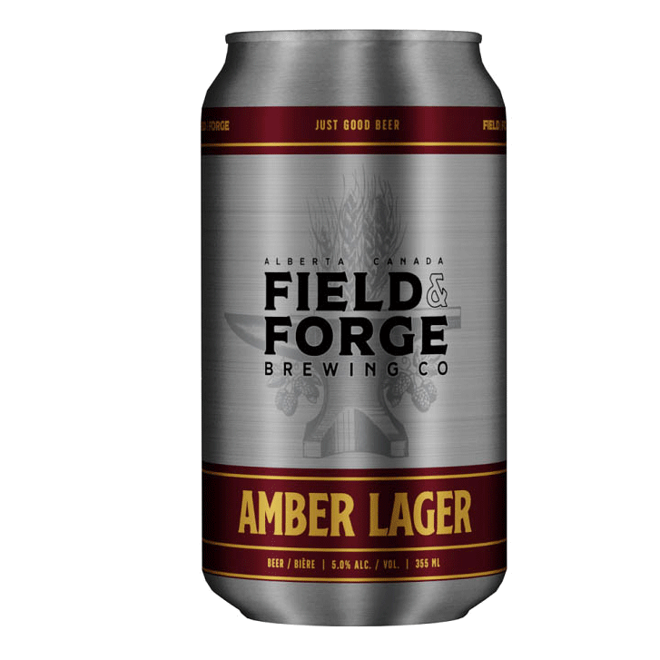 FIELD & FORGE BREWING AMBER LAGER - 6 X 355ML