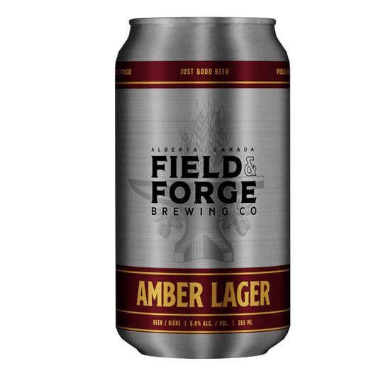FIELD & FORGE BREWING AMBER LAGER - 6 X 355ML