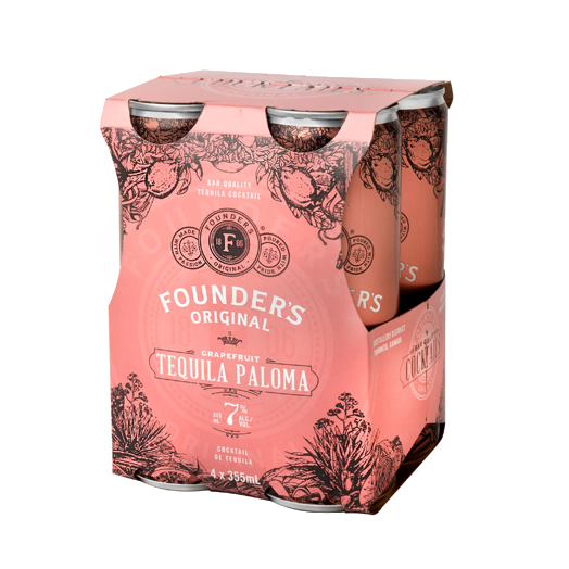 FOUNDERS TEQUILA PALOMA 355ML 4 CANS