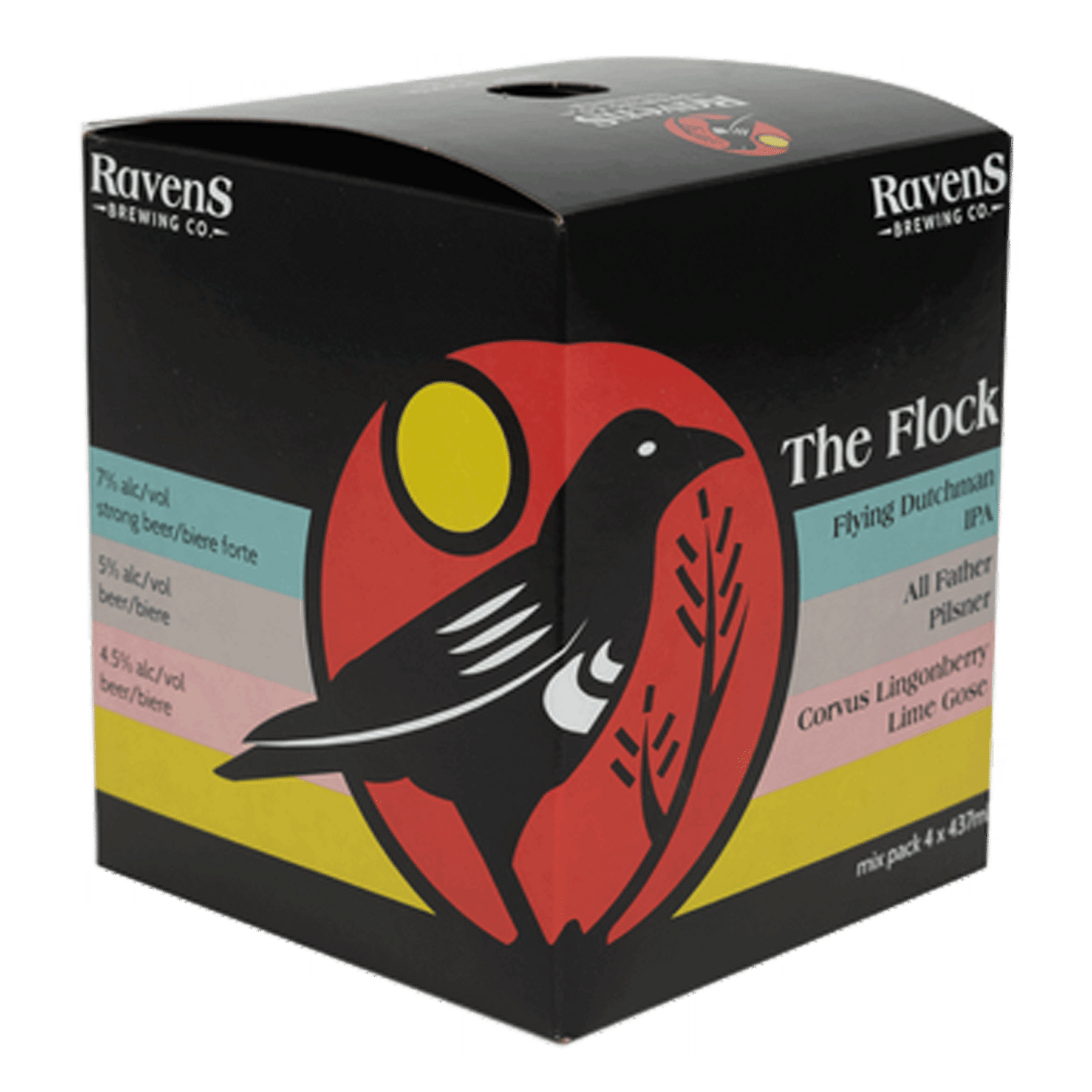 RAVENS BREWING - THE FLOCK MIX PACK - 4 x 473ML