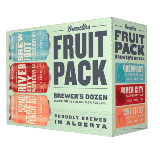 BREWSTERS BREWING FRUIT PACK 12 CANS