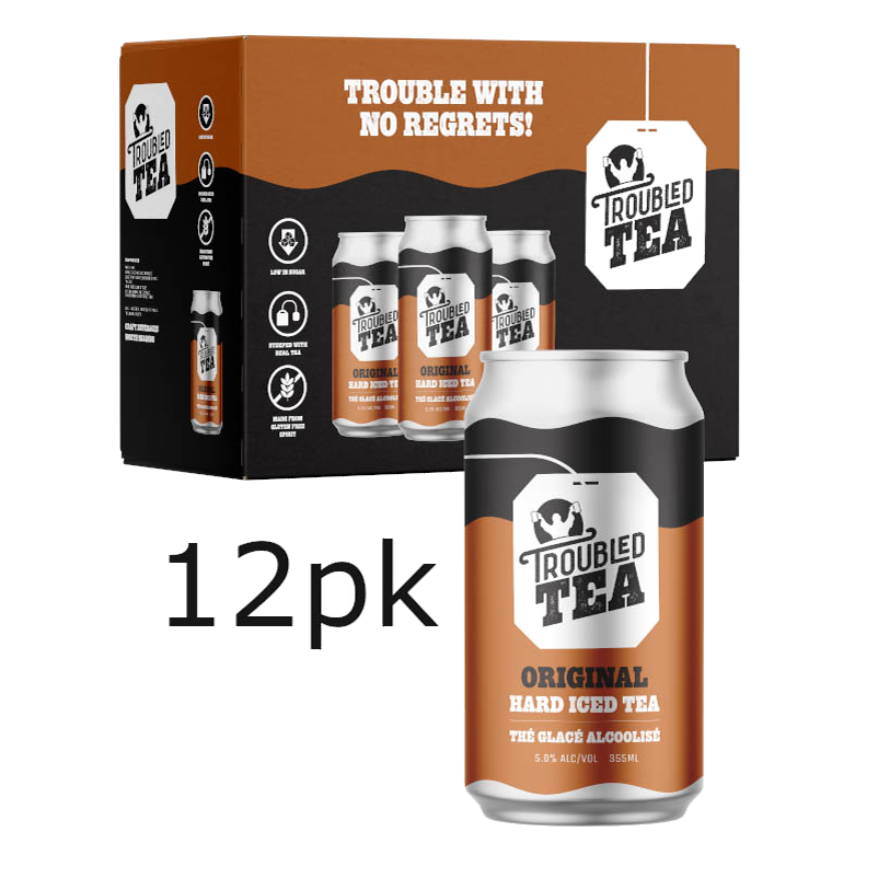 TROUBLED MONK HARD ICED TEA 12 PACK