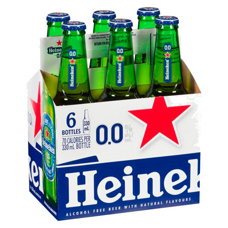 HEINEKEN 0.0% 6 BOTTLES