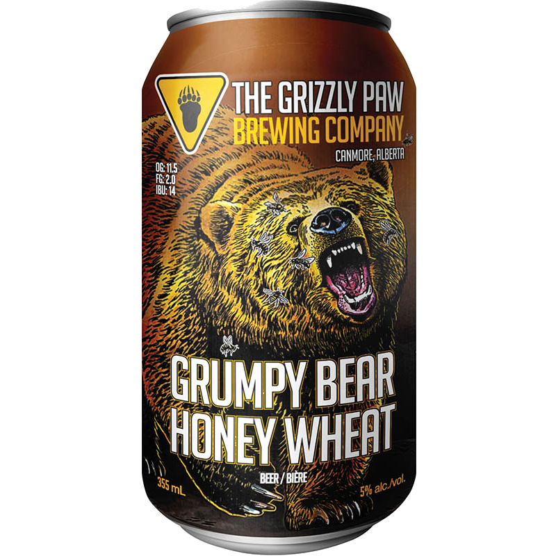 GRIZZLY PAW GRUMPY BEAR HONEY WHEAT ALE